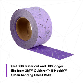 3M Cubitron II Hookit Clean Sanding Sheet Roll, 34442, 80+ grade, 70
mm x 12 m