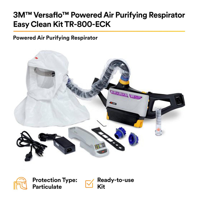 3M Versaflo Powered Air Purifying Respirator Easy Clean Kit
TR-800-ECK