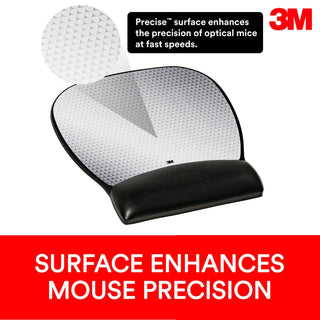 3M Precise Mouse Pad with Gel Wrist Rest,