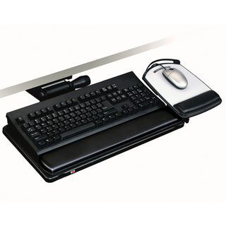 3M Easy Adjust Keyboard Tray with Adjustable Keyboard and MousePlatform