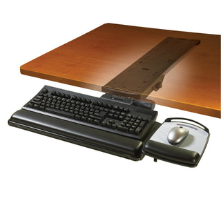 3M Easy Adjust Keyboard Tray with Adjustable Keyboard and MousePlatform