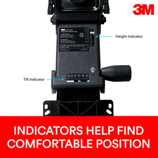 3M Easy Adjust Keyboard Tray with Adjustable Keyboard and MousePlatform