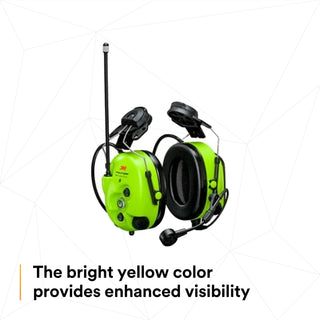 3M PELTOR WS LiteCom Pro III Headset MT73H7P3E4D10NA GB, BrightYellow