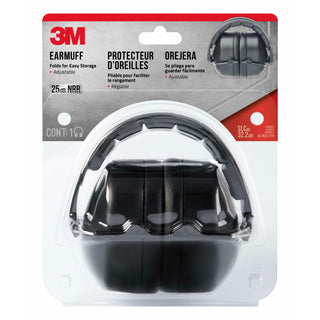 3M Folding Earmuff, 90563H1-DC, Black