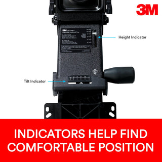 3M Easy Adjust Keyboard Tray with Standard Keyboard and Mouse Platform