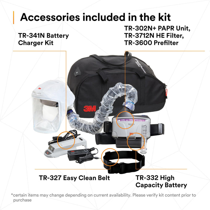 3M Versaflo Healthcare PAPR Kit TR-300N+ HKS, Small - Medium 1 EA/Case