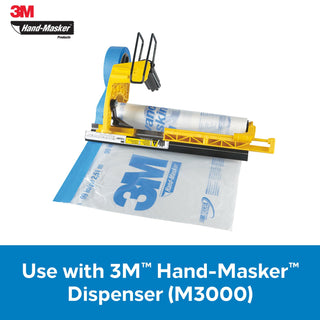 3M Hand-Masker Advanced Masking Film, AMF72-8C, 72 in x 90 ft x .35mil