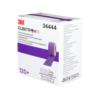 3M Cubitron II Hookit Clean Sanding Sheet Roll 737U, 34444, 120+
grade