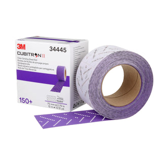 3M Cubitron II Hookit Clean Sanding Sheet Roll, 34445, 150+ grade, 70
mm x 12 m