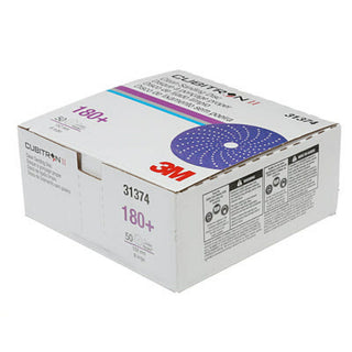 3M Cubitron II Hookit Clean Sanding Abrasive Disc, 31374, 6 in, 180+grade