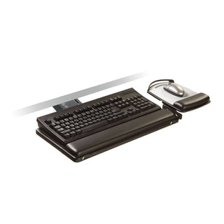 3M Sit/Stand Easy Adjust Keyboard Tray with Adjustable Keyboard andMouse