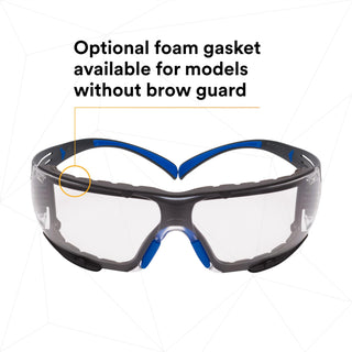 3M SecureFit Safety Glasses SF401SGAF-BLU-F, Blue/Gray