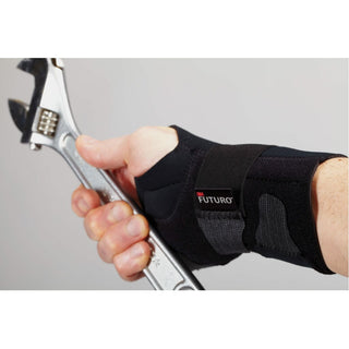 FUTURO Compression Stabilizing Wrist Brace, 48400ENR, Right Hand,Small/Medium