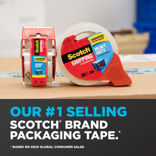 Scotch® Heavy Duty Shipping Packaging Tape, 3850-60, 1.88 in x 65.6 yd