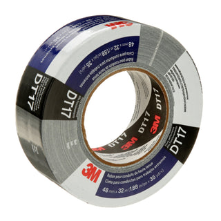 3M Super Duty Duct Tape DT17, Black, 48 mm x 32 m, 17 mil, 24Roll/Case