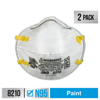 3M Performance Paint Prep Respirator N95 Particulate, 8210P2-DC, 2eaches/pack