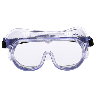 3M Goggle Chemical Splash, 91252H1-DC-14, Black Strap, Clear Lens