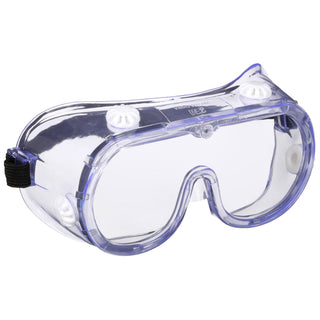 3M Goggle Chemical Splash, 91252H1-DC-14, Black Strap, Clear Lens