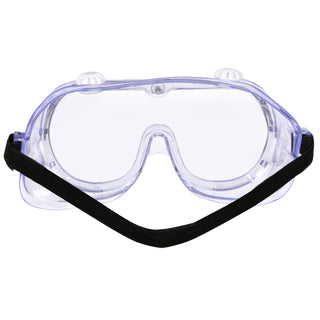 3M Goggle Chemical Splash, 91252H1-DC-14, Black Strap, Clear Lens