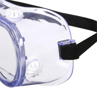 3M Goggle Chemical Splash, 91252H1-DC-14, Black Strap, Clear Lens