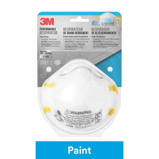 3M Performance Paint Prep Respirator N95 Particulate, 8210PP2-DC, 2eaches/pack