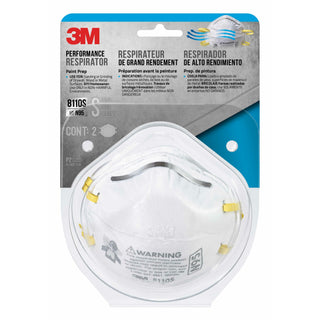 3M Performance Paint Prep Respirator N95 Particulate, 8110SP2-DC, SizeSmall