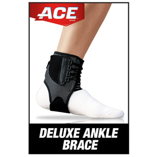 ACE Deluxe Ankle Brace 207736, One Size Adjustable