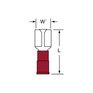 3M Nylon Insulated with Insulation Grip Multi-Stack Disconnect,771-250-NB-A