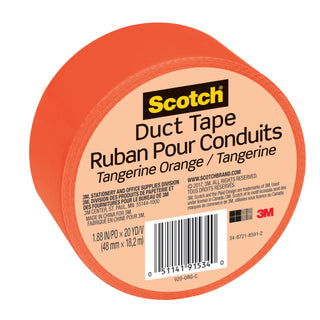 Scotch® Duct Tape 920-ORG-C, 1.88 in x 20 yd (48 mm x 18,2 m), Orange