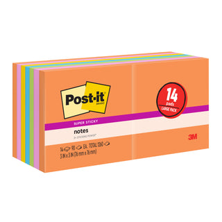 Post-it® Super Sticky Notes 654-1260-SSAU