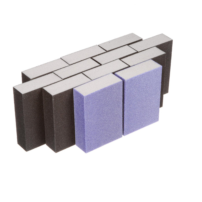 3M General Purpose Sanding Sponge CP001-12P, Block, 3 3/4 in x 2 5/8 in x 1 in