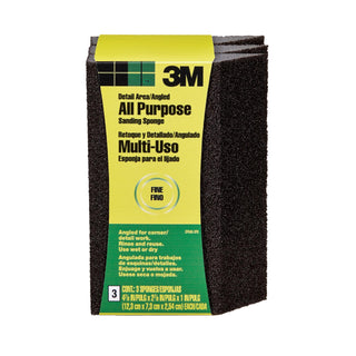 3M General Purpose Sanding Sponge CP040-3PK, Single Angle