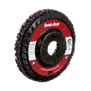 Scotch-Brite Clean and Strip XT Pro Disc, XO-DC, SiC Extra Coarse,
Purple