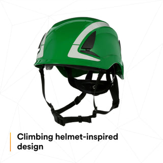 3M SecureFit Safety Helmet, X5004X-ANSI,  Green, 1Ea/Box