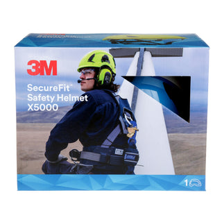 3M SecureFit Safety Helmet, X5003VX-ANSI,  Blue, vented, 1Ea/Box