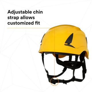 3M SecureFit Safety Helmet, X5002-ANSI,  Yellow