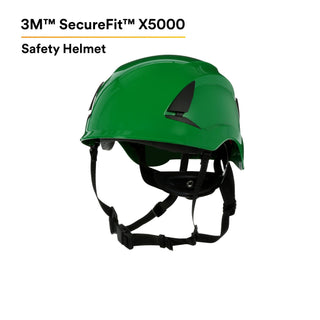 3M SecureFit Safety Helmet, X5004-ANSI,  Green