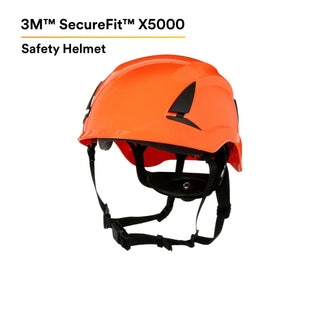 3M SecureFit Safety Helmet, X5007-ANSI,  Orange