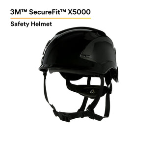 3M SecureFit Safety Helmet, X5012-ANSI,  Black