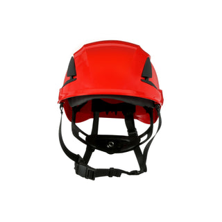 3M SecureFit Safety Helmet, X5005V-ANSI,  Red, vented