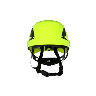 3M SecureFit Safety Helmet, X5014V-ANSI,  HVGreen, vented