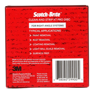 Scotch-Brite Clean and Strip XT Pro Disc, XO-DC, SiC Extra Coarse,
Purple