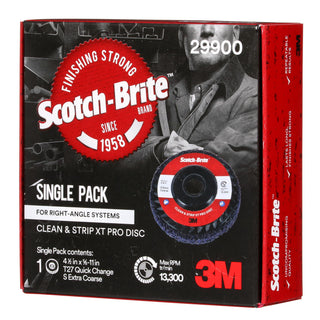 Scotch-Brite Clean and Strip XT Pro Disc, XO-DC, SiC Extra Coarse,
Purple