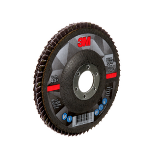 3M Flap Disc 769F, 40+, T27, 4-1/2 in x 7/8 in