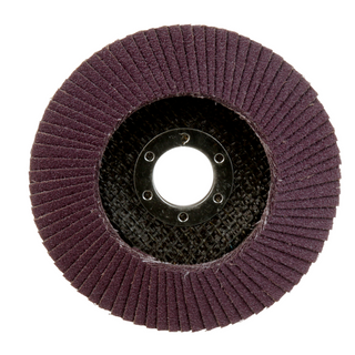 3M Flap Disc 769F, 80+, T29, 4-1/2 in x 7/8 in