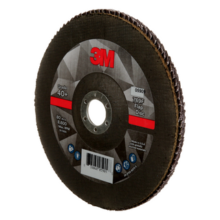 3M Flap Disc 769F, 40+, T27, 7 in x 7/8 in