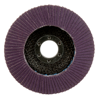 3M Flap Disc 769F, 120+, T29, 4-1/2 in x 7/8 in