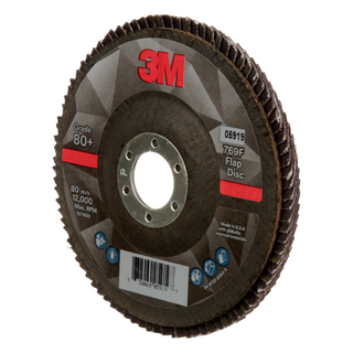 3M Flap Disc 769F, 80+, T27, 5 in x 7/8 in