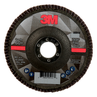 3M Flap Disc 769F, 60+, T27, 5 in x 7/8 in