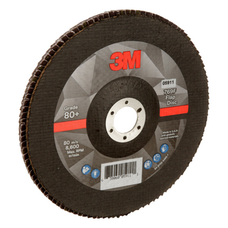 3M Flap Disc 769F, 80+, T27, 7 in x 7/8 in